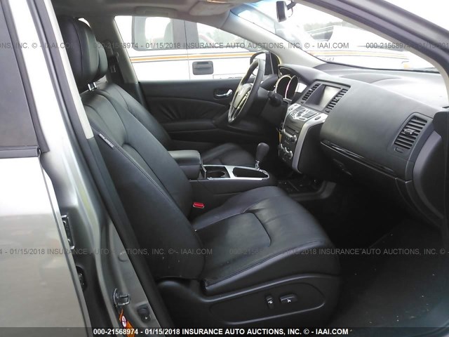 JN8AZ18W19W118193 - 2009 NISSAN MURANO S/SL/LE GRAY photo 5