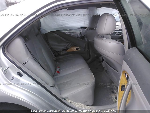 4T1BK46K77U555626 - 2007 TOYOTA CAMRY NEW GENERAT LE/XLE/SE SILVER photo 8