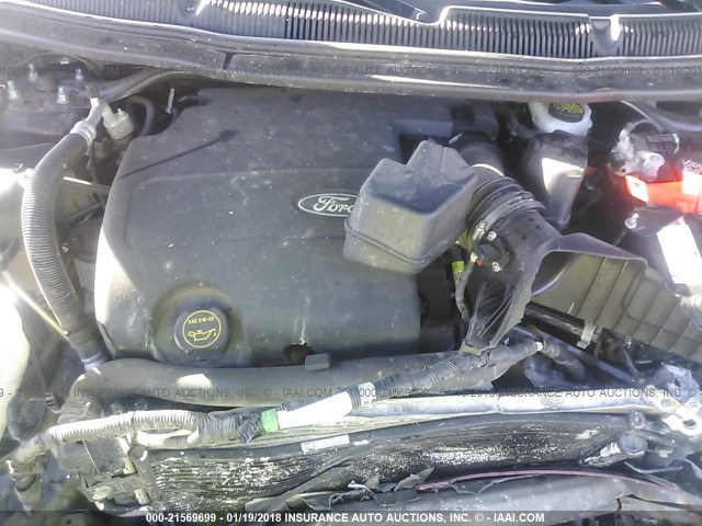 1FM5K8F8XEGB67939 - 2014 FORD EXPLORER LIMITED 黑色 照片 10