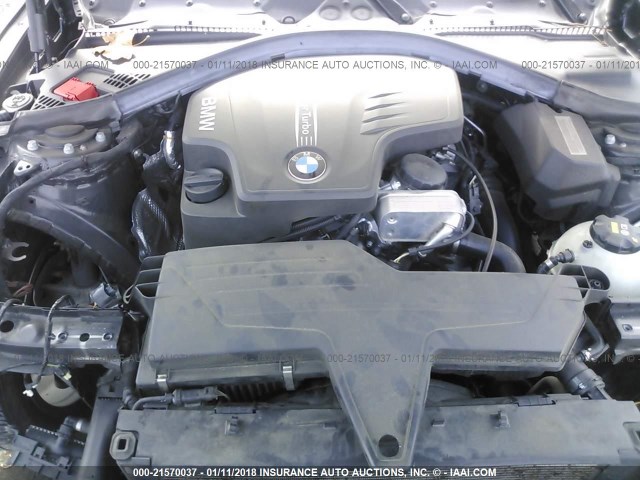 WBA3V7C51FP772907 - 2015 BMW 428 I/SULEV GRAY photo 10