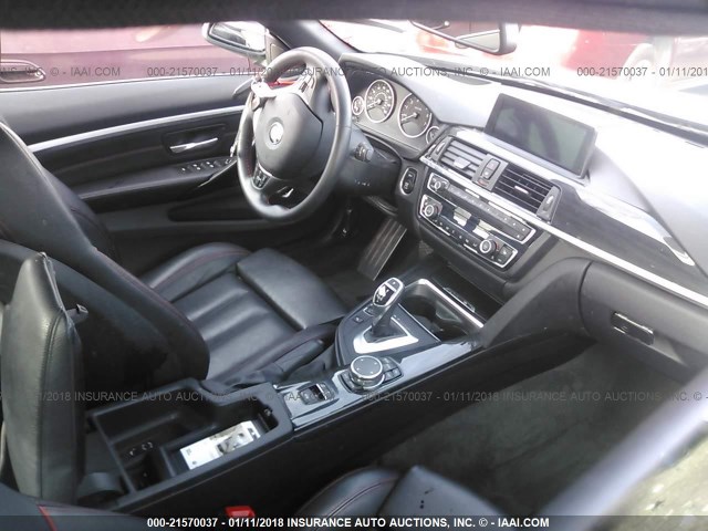 WBA3V7C51FP772907 - 2015 BMW 428 I/SULEV GRAY photo 5