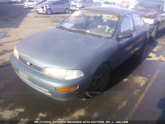 1Y1SK5260SZ040199 - 1995 GEO PRIZM LSI BLUE photo 2