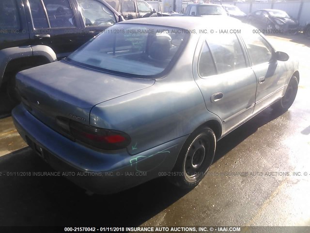 1Y1SK5260SZ040199 - 1995 GEO PRIZM LSI BLUE photo 4