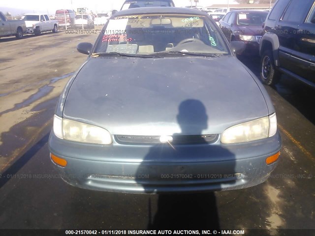 1Y1SK5260SZ040199 - 1995 GEO PRIZM LSI BLUE photo 6