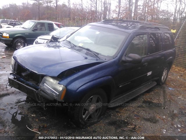 1GNET16S236239019 - 2003 CHEVROLET TRAILBLAZER EXT BLUE photo 2