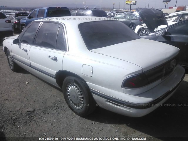 1G4HP52K8XH462209 - 1999 BUICK LESABRE CUSTOM WHITE photo 3