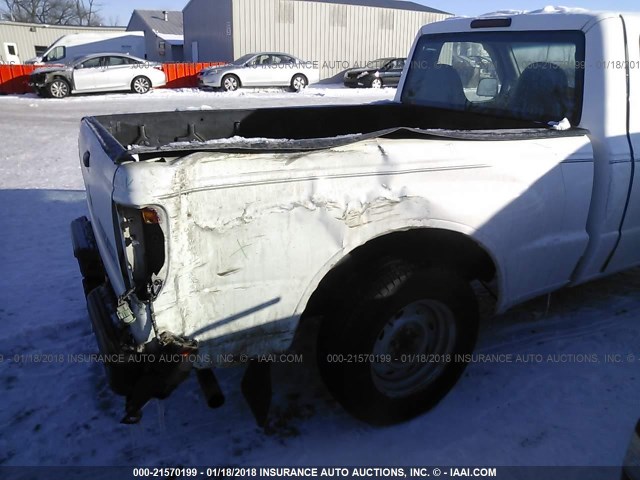 4F4YR12C51TM02139 - 2001 MAZDA B2500 WHITE photo 6