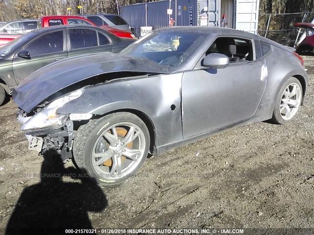 JN1AZ4EH2BM553084 - 2011 NISSAN 370Z TOURING/NISMO GRAY photo 2