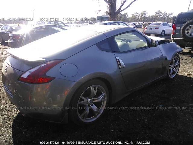 JN1AZ4EH2BM553084 - 2011 NISSAN 370Z TOURING/NISMO GRAY photo 4