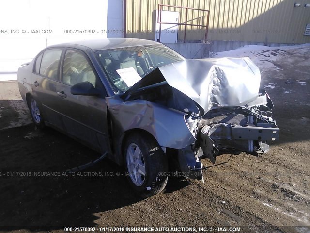 1G1ZT54845F121591 - 2005 CHEVROLET MALIBU LS 银色 照片 1