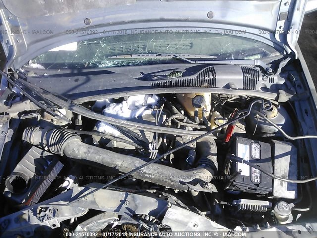 1G1ZT54845F121591 - 2005 CHEVROLET MALIBU LS 银色 照片 10