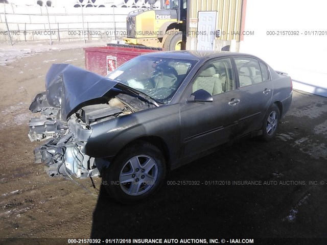 1G1ZT54845F121591 - 2005 CHEVROLET MALIBU LS 银色 照片 2