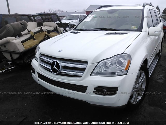 4JGBF71E47A242994 - 2007 MERCEDES-BENZ GL 450 4MATIC WHITE photo 6