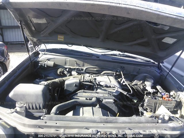 5TBRN34134S446247 - 2004 TOYOTA TUNDRA ACCESS CAB SR5 GOLD photo 10