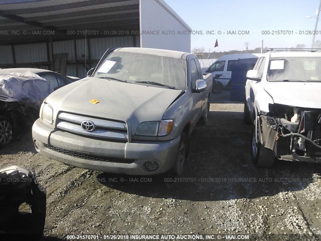 5TBRN34134S446247 - 2004 TOYOTA TUNDRA ACCESS CAB SR5 GOLD photo 2