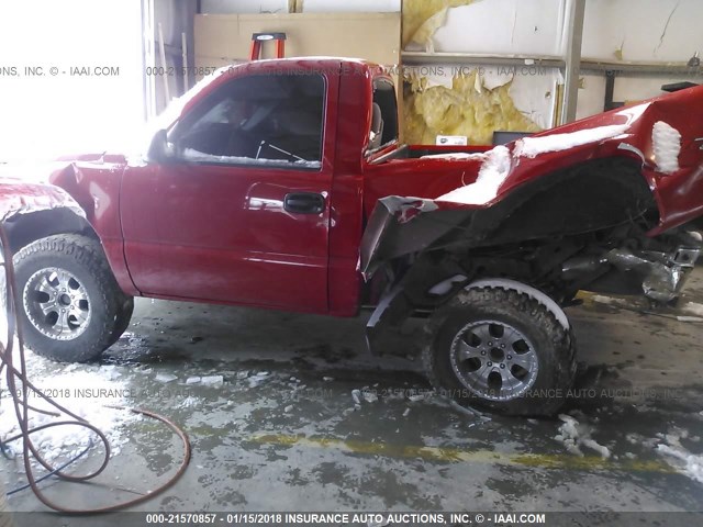 1GCEK14T35Z104379 - 2005 CHEVROLET SILVERADO K1500 RED photo 6