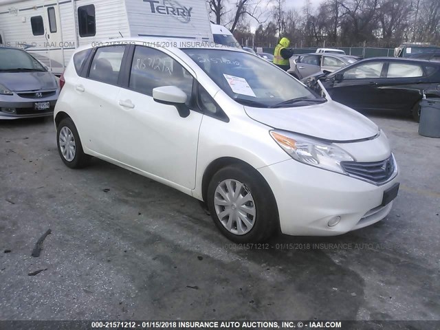 3N1CE2CP7FL385638 - 2015 NISSAN VERSA NOTE S/S PLUS/SV/SL/SR WHITE photo 1