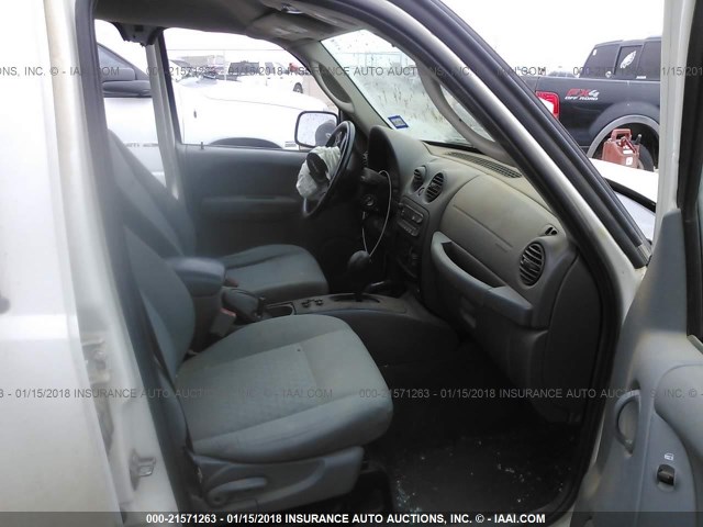 1J4GL48K17W627231 - 2007 JEEP LIBERTY SPORT 白色 照片 5