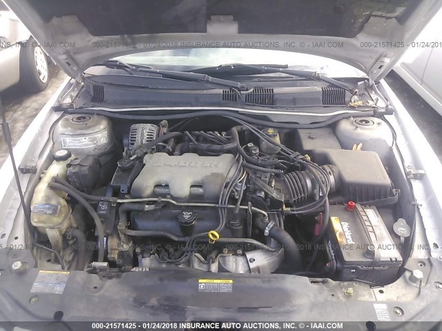 1G2NE52E95M108070 - 2005 PONTIAC GRAND AM SE SILVER photo 10