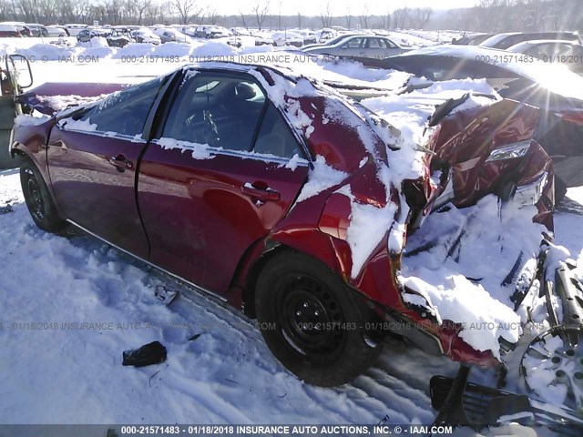 4T4BF1FK2CR200883 - 2012 TOYOTA CAMRY SE/LE/XLE წითელი ფოტო 3