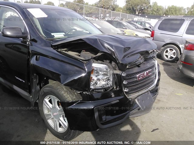 2GKALMEK9G6274719 - 2016 GMC TERRAIN SLE BLACK photo 6