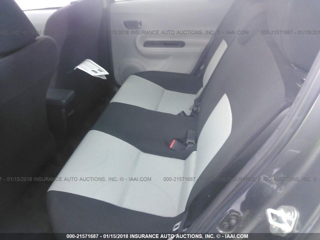 JTDKDTB3XD1536184 - 2013 TOYOTA PRIUS C GRAY photo 8