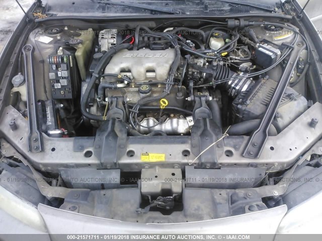 1G2WJ52J8YF226178 - 2000 PONTIAC GRAND PRIX SE 灰色 照片 10