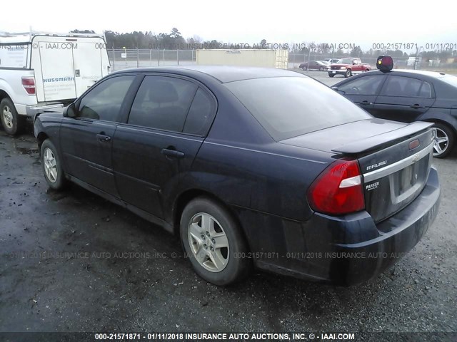 1G1ZT528X5F298844 - 2005 CHEVROLET MALIBU LS 深蓝色 照片 3