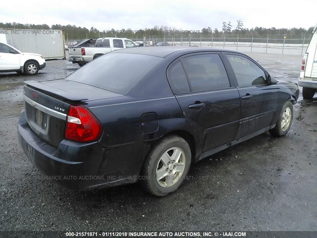 1G1ZT528X5F298844 - 2005 CHEVROLET MALIBU LS 深蓝色 照片 4
