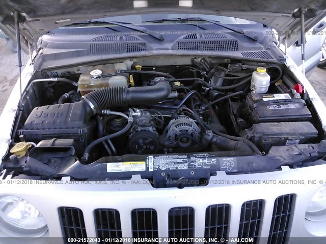 1J4GL38K05W684964 - 2005 JEEP LIBERTY RENEGADE SILVER photo 10