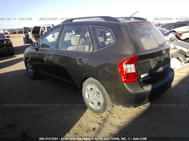 KNAFG528997257259 - 2009 KIA RONDO LX/EX BROWN photo 3