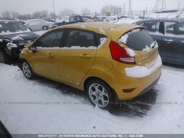 3FADP4FJ1BM140441 - 2011 FORD FIESTA SES ORANGE photo 3