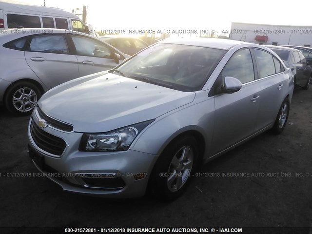 1G1PE5SB3G7179527 - 2016 CHEVROLET CRUZE LIMITED LT SILVER photo 2