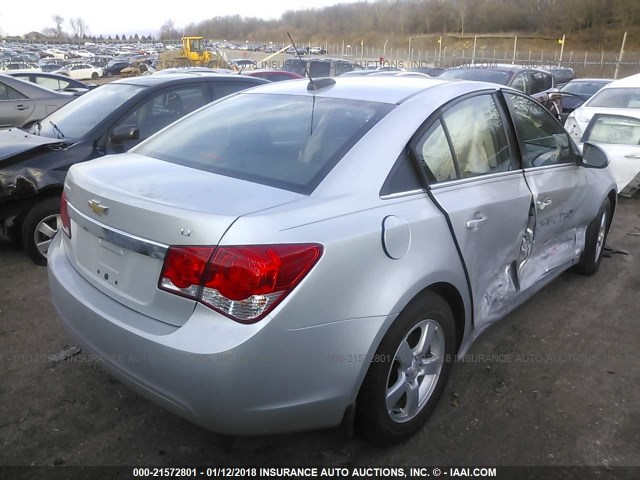 1G1PE5SB3G7179527 - 2016 CHEVROLET CRUZE LIMITED LT SILVER photo 4