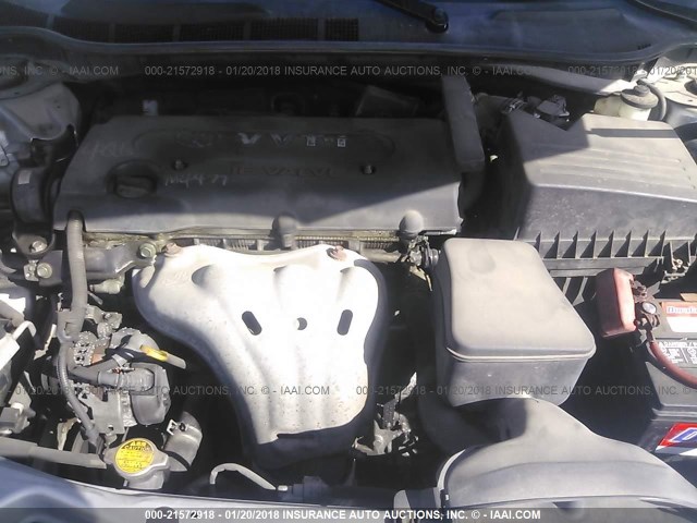 4T1BE46K58U247279 - 2008 TOYOTA CAMRY CE/LE/XLE/SE SILVER photo 10