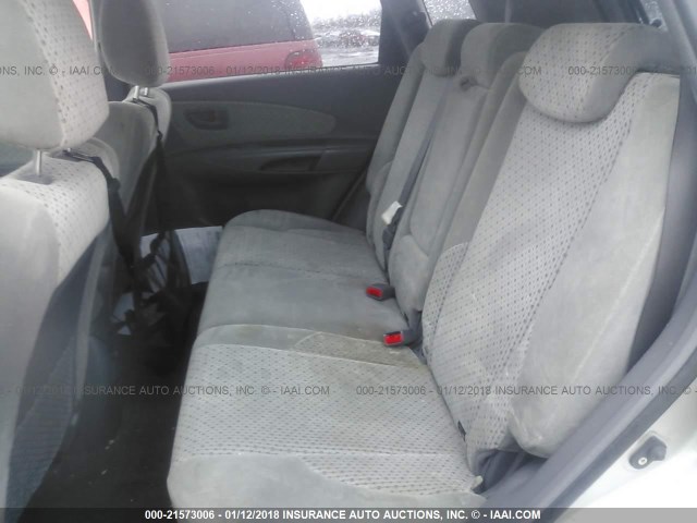 KM8JN12DX5U078924 - 2005 HYUNDAI TUCSON GLS/LX GRAY photo 8