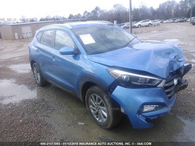 KM8J3CA42GU101022 - 2016 HYUNDAI TUCSON LIMITED/SPORT AND ECO/SE BLUE photo 1