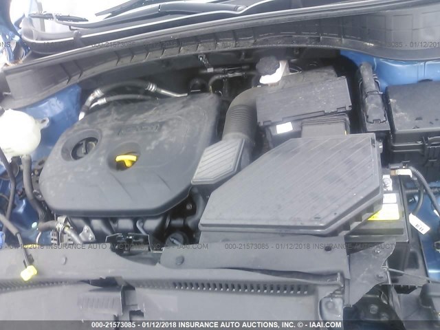 KM8J3CA42GU101022 - 2016 HYUNDAI TUCSON LIMITED/SPORT AND ECO/SE BLUE photo 10