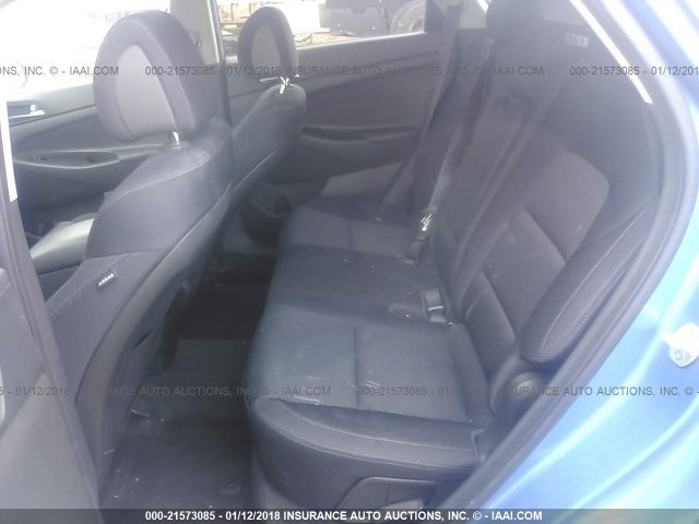 KM8J3CA42GU101022 - 2016 HYUNDAI TUCSON LIMITED/SPORT AND ECO/SE BLUE photo 8