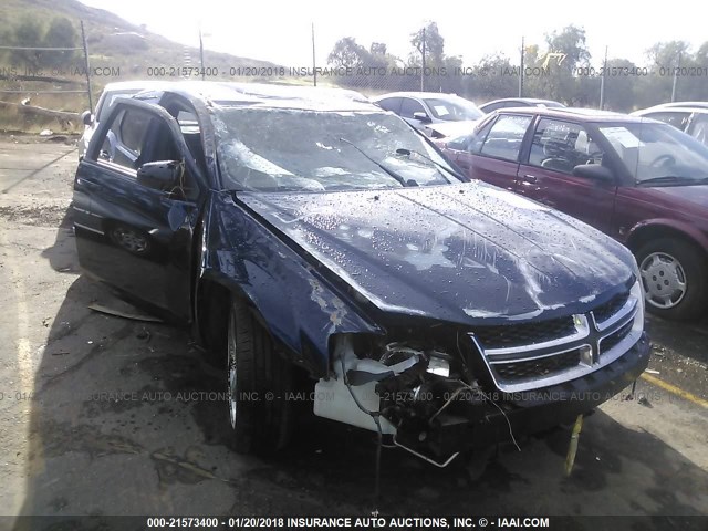 1C3CDZCB7DN681404 - 2013 DODGE AVENGER SXT BLUE photo 6