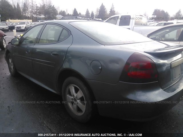 2G2WP552X61244527 - 2006 PONTIAC GRAND PRIX TEAL photo 3