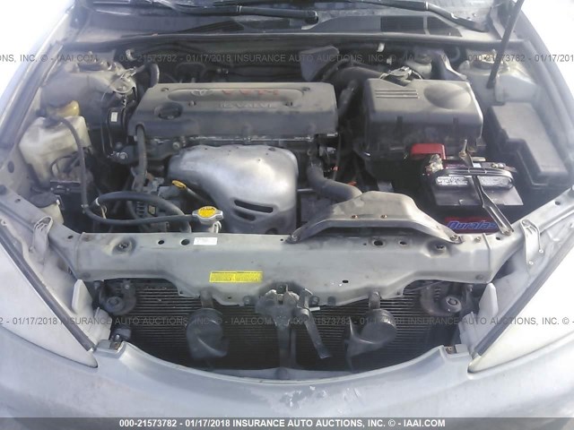 4T1BE32K15U633726 - 2005 TOYOTA CAMRY LE/XLE/SE ნაცრისფერი ფოტო 10