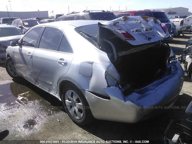 4T1BE46K97U014164 - 2007 TOYOTA CAMRY NEW GENERAT CE/LE/XLE/SE SILVER photo 3