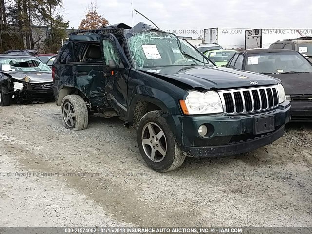 1J4GR48K35C667565 - 2005 JEEP GRAND CHEROKEE LAREDO/COLUMBIA/FREEDOM GREEN photo 1