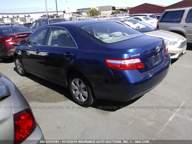 JTNBE46K493193187 - 2009 TOYOTA CAMRY SE/LE/XLE ლურჯი ფოტო 3