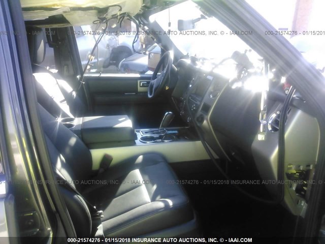 1FMJK2AT6FEF07978 - 2015 FORD EXPEDITION EL LIMITED GRAY photo 5