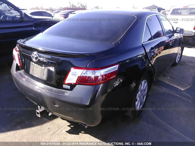 4T1BB46K19U082566 - 2009 TOYOTA CAMRY HYBRID BLACK photo 4