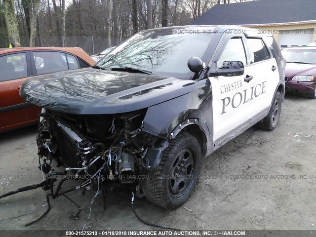 1FM5K8AR4GGB07562 - 2016 FORD EXPLORER POLICE INTERCEPTOR BLACK photo 2