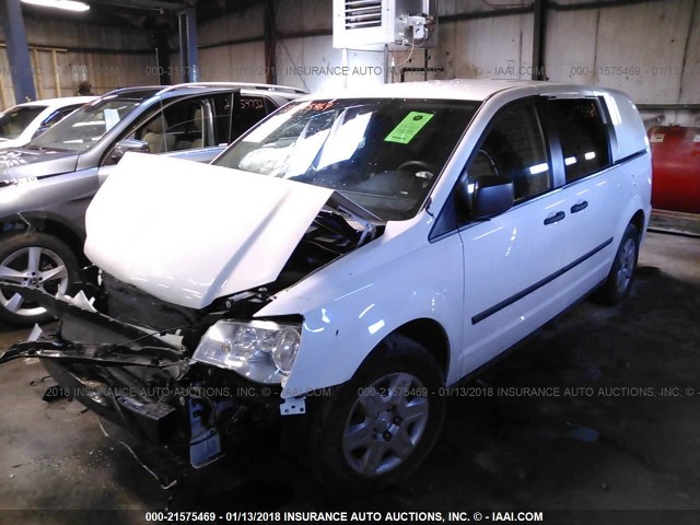 2C4RDGAG9CR269432 - 2012 DODGE RAM VAN WHITE photo 2