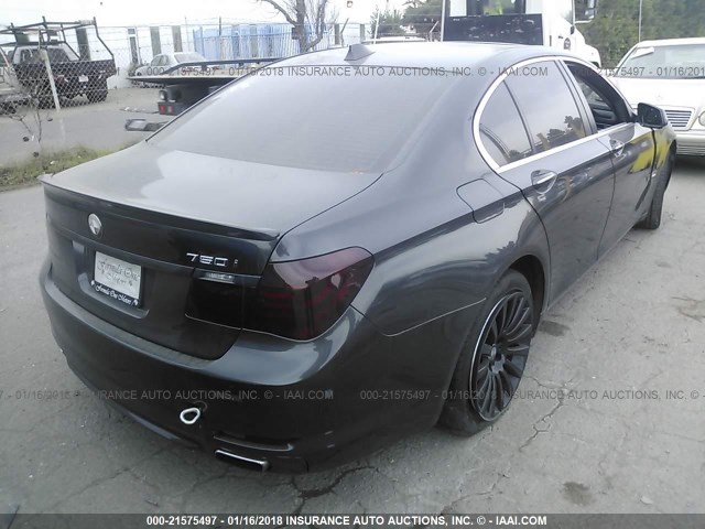 WBAKA8C56CDX01275 - 2012 BMW 750 I GRAY photo 4